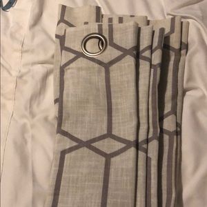 Erlene Curtain Panels in Gray